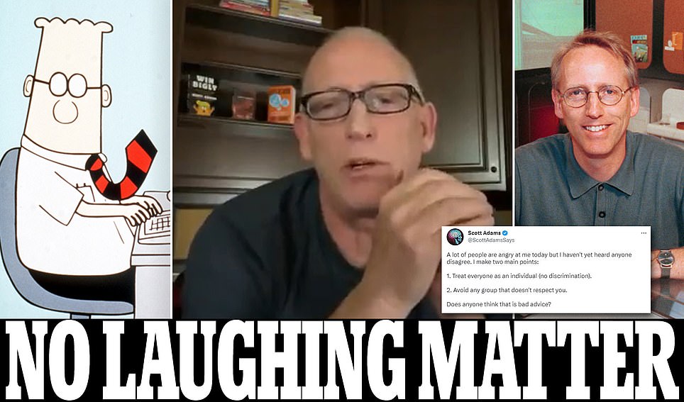 Newspaper comic strip Dilbert is canceled after creator's racist tirade