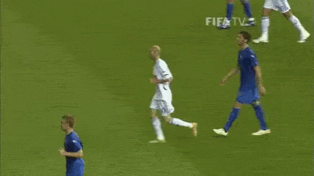 Zinedine Zidane GIF Headbutt | Zinedine zidane, Gif, Football