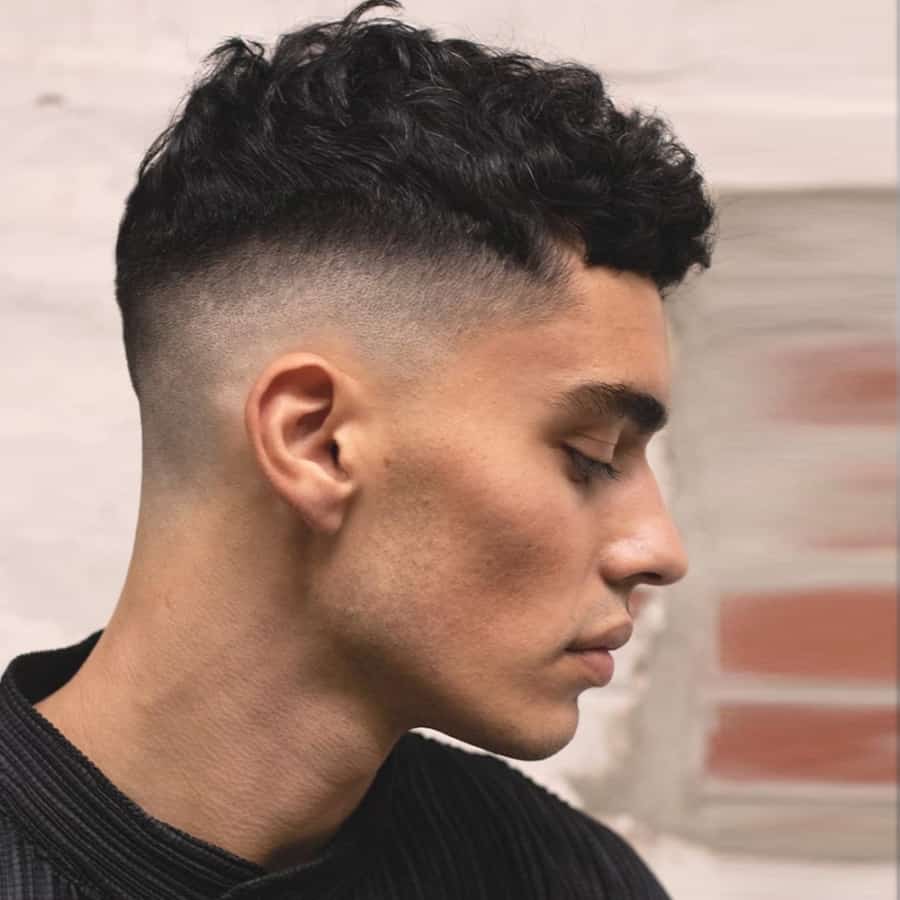 25 Men's Curly Hair Fade Haircuts That Look Slick & Modern