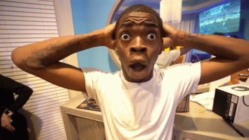 Shock Shocker GIF - Shock Shocker Shocked Black Guy - Discover & Share GIFs