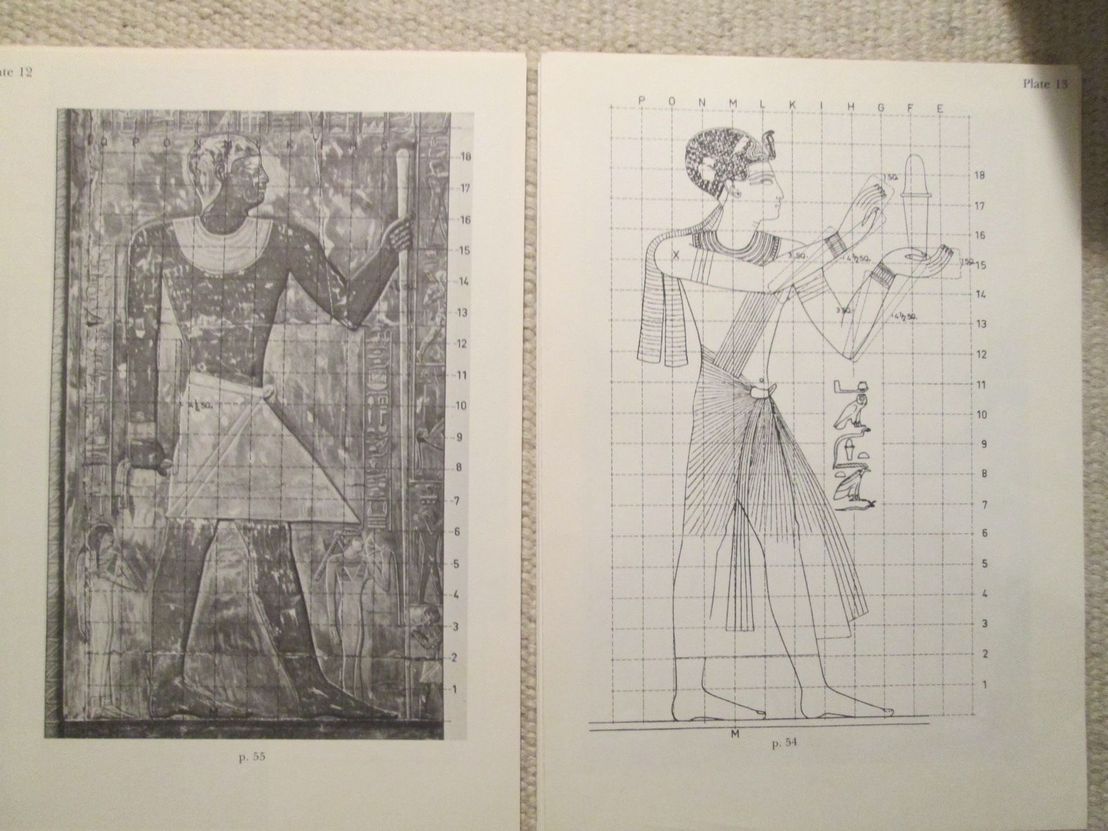 Canon and Proportions in Egyptian Art by Iversen, Erik [1909- 2001] ; &  Shibata, Yoshiaki: orig. boards (1975) 2nd edtn. | Expatriate Bookshop of  Denmark