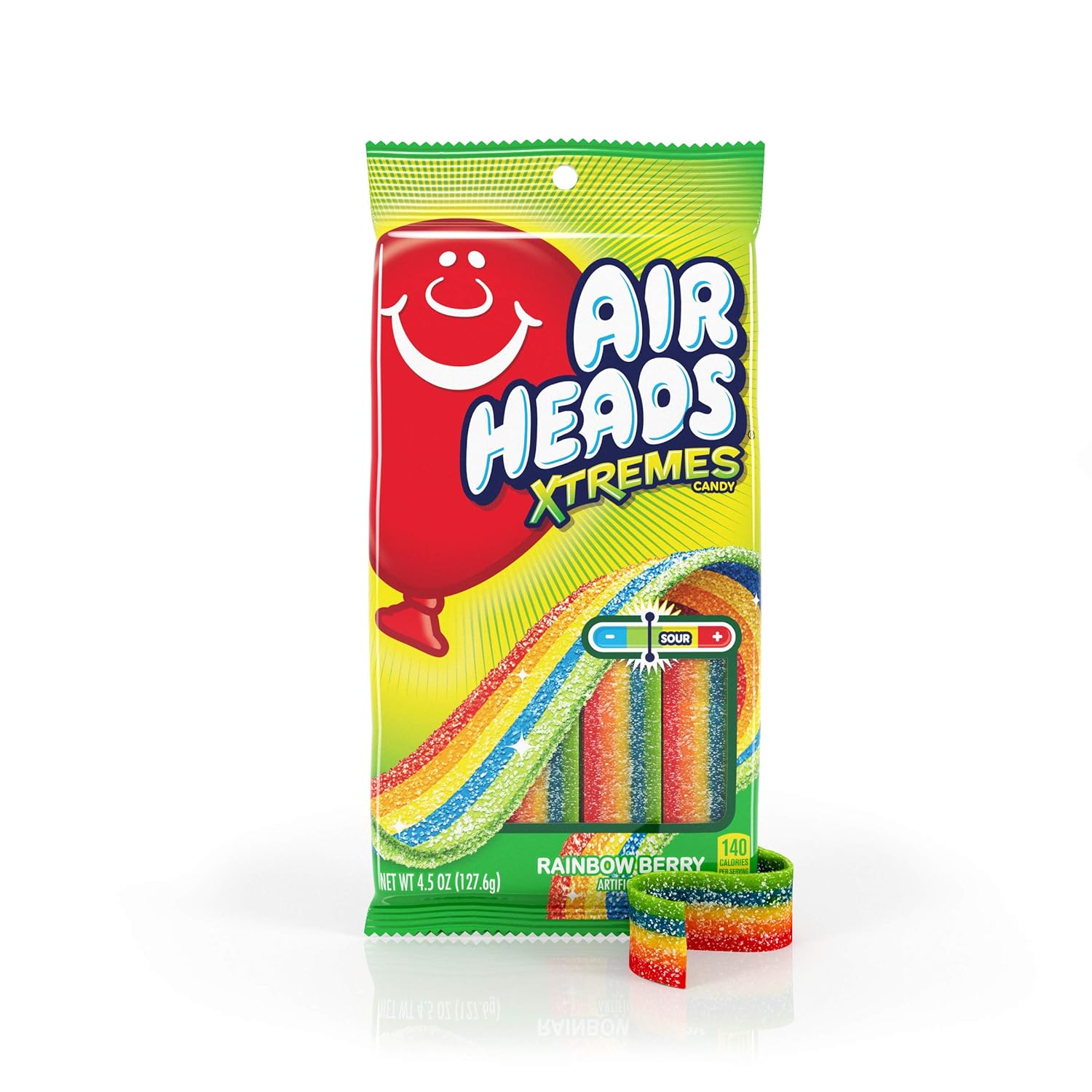 Amazon.com : Airheads Candy Xtremes Belts Sour Candy, Rainbow Berry, Non  Melting, Bulk Party Bag, 4.5 oz (Bulk Pack of 12) : Gummy Candy : Grocery &  Gourmet Food