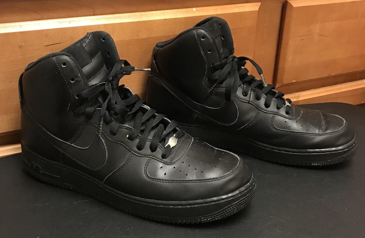 Nike Men Air Force 1 High '07 Black 11.5