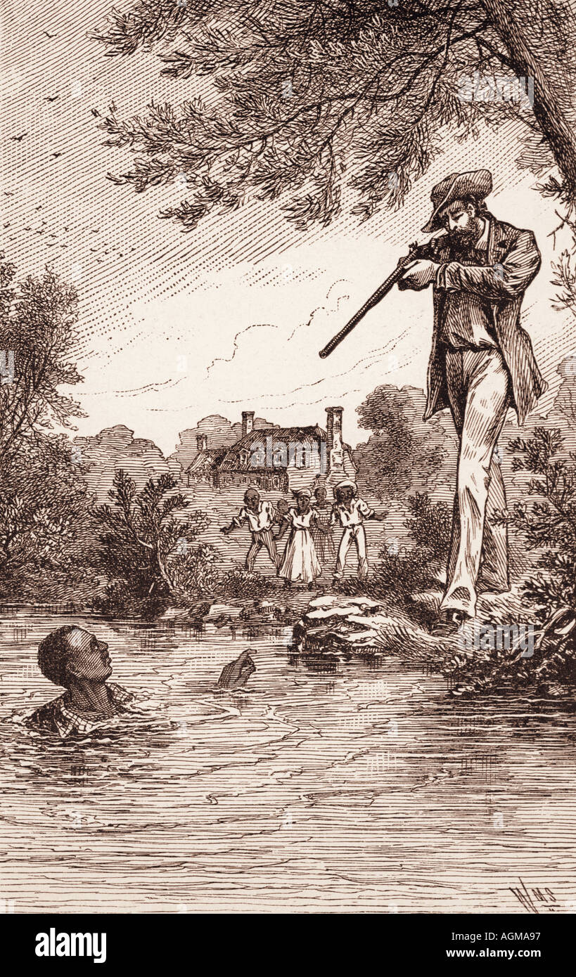 shooting-of-a-slave-for-disobedience-usa-19th-centrury-AGMA97.jpg