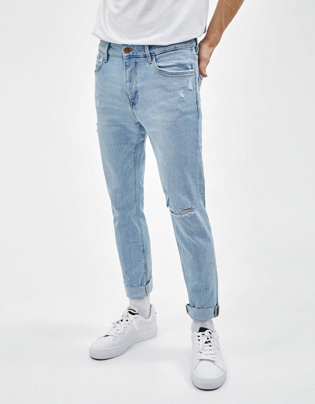 Jeans Skinny Fit. Descubre ésta y muchas otras prendas en Bershka con nuevos productos cada semana Bershka, Última Moda, Moda Masculina, Vaqueros De Mamá, Jeans Ajustados Skinny, Últimas Tendencias, Estados Unidos, Otros Atuendos