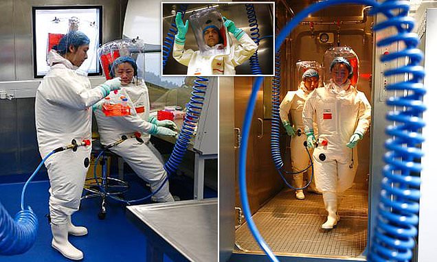 Rare pictures show scientists studying extremely dangerous pathogens in Wuhan virus lab