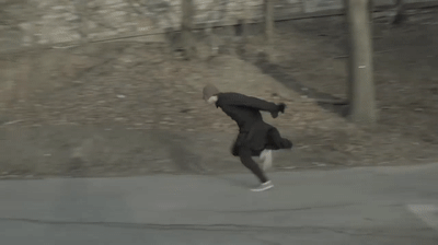 Naruto run on Make a GIF