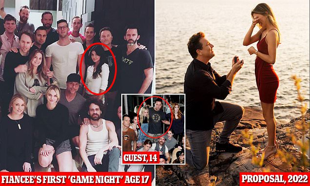 Writer reveals Dane Cook, 50, met fiancée Kelsi Taylor, 23, when she was SEVENTEEN