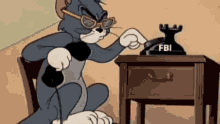 Fbi Sus GIF - Fbi Sus TomAndJerry GIFs
