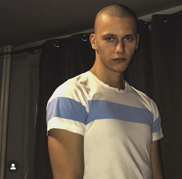 Pin by Jerm on OC aesthetics | Hot white guys, Bad boy style, Buzz cut for