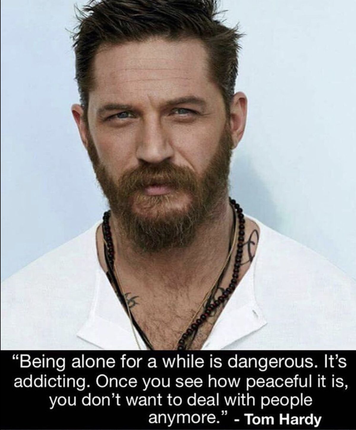 Tom Hardy is in peace with himself | Tom hardy quotes, Inspirational  quotes, Tom hardy