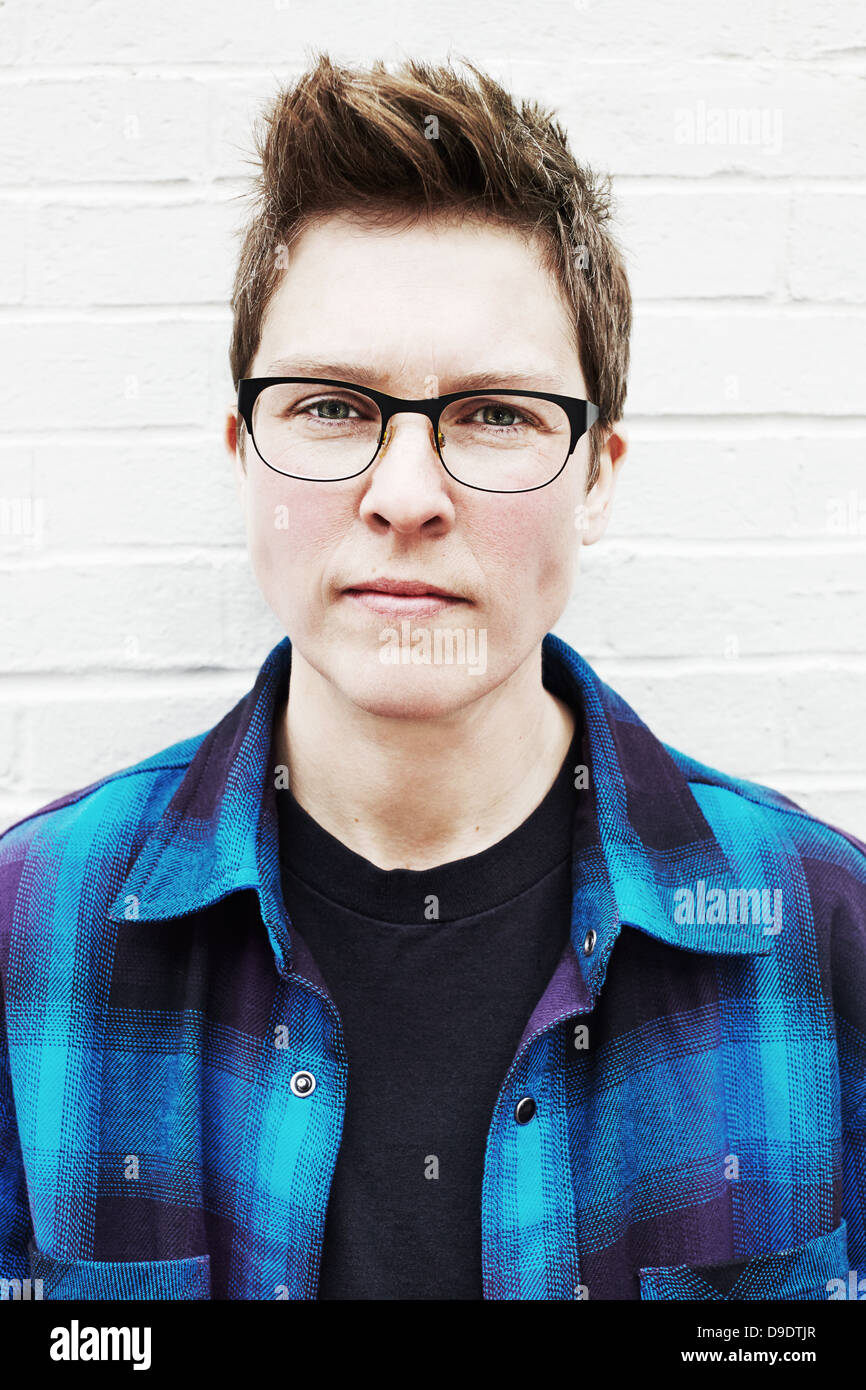 Portrait of a lesbian woman Stock Photo - Alamy