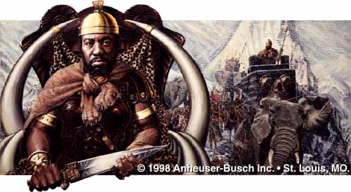 Picture distributed showing Hannibal as a nigger