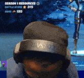 a man wearing a corsair hat is playing a game