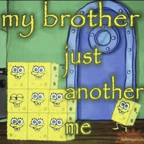 My Brother My Brother Just Another Me Meme - My brother My brother just  another me Just like me - Discover & Share GIFs