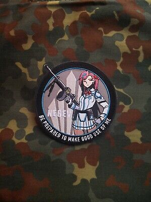 Girls Frontline Morale Cosplay NEGEV GFL anime girl IDF Airsoft Panzer War  Patch | eBay