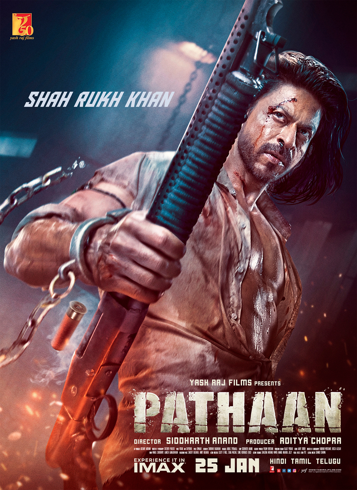 PATHAAN- Solo Poster Shah Rukh Khan :: Behance