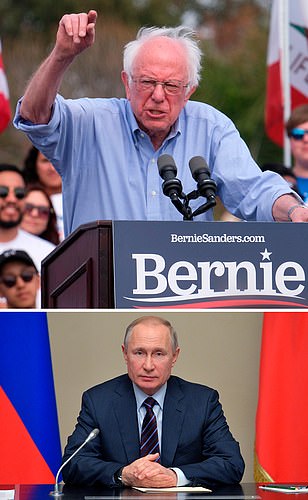 U.S. officials tell Democrat Sanders Russia is trying to help with his presidential 2020