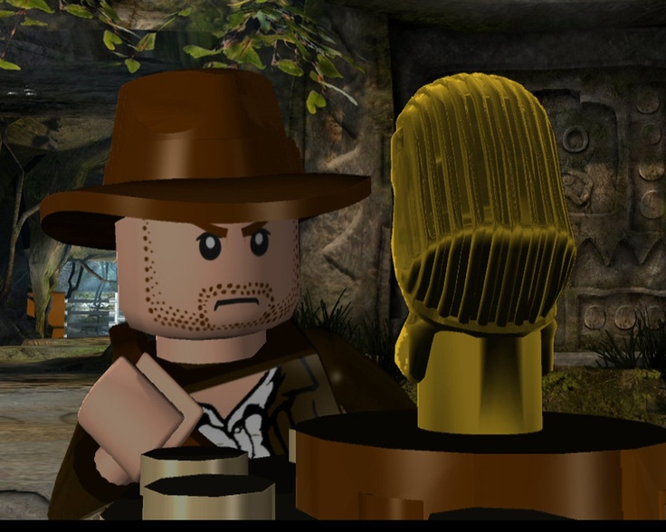 This may contain: the lego indiana jones character is shown in this screenshot