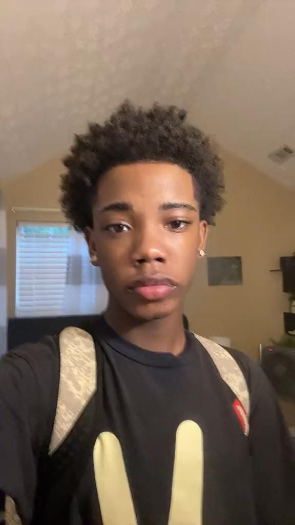Cute black boy
