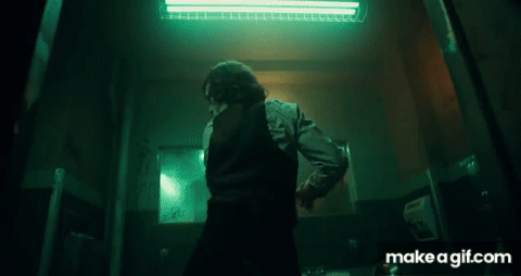 Joker (2019) - 'Bathroom Dance' scene [1080p] on Make a GIF