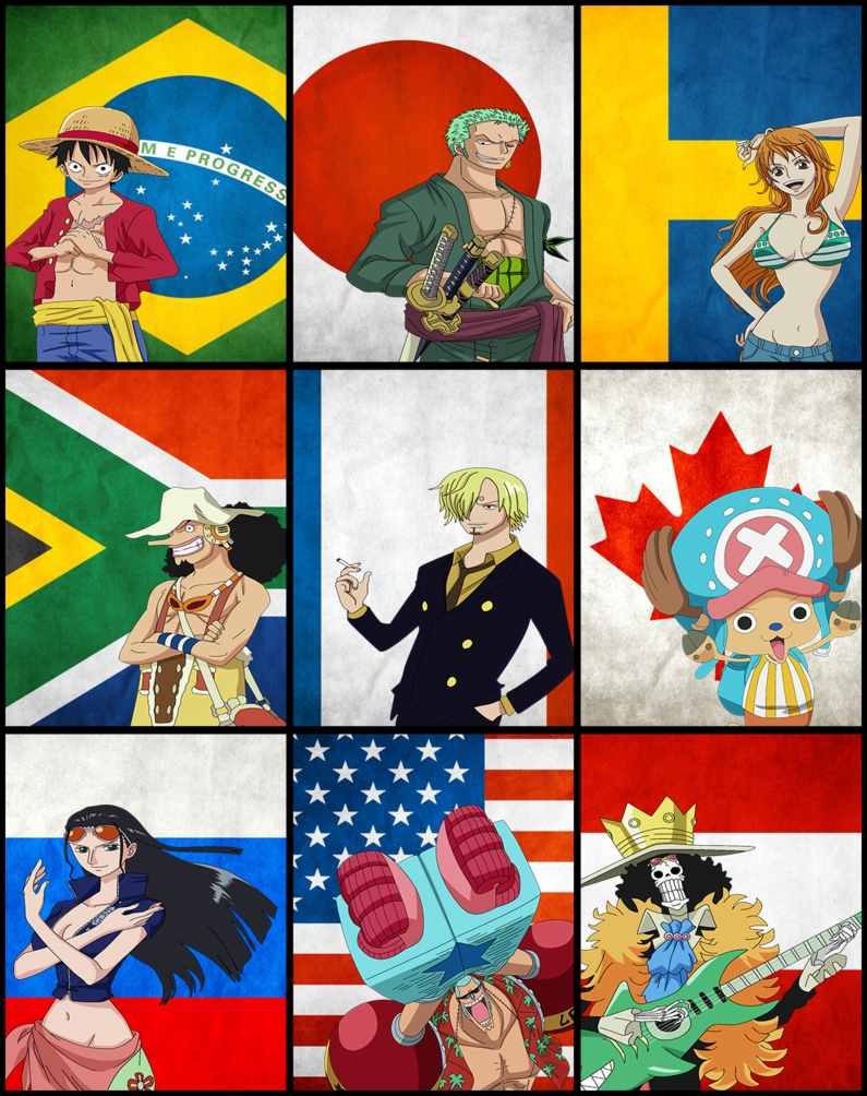 Real-World Nationalities of the Straw Hat Pirates | One piece anime, One  piece ace, One piece images