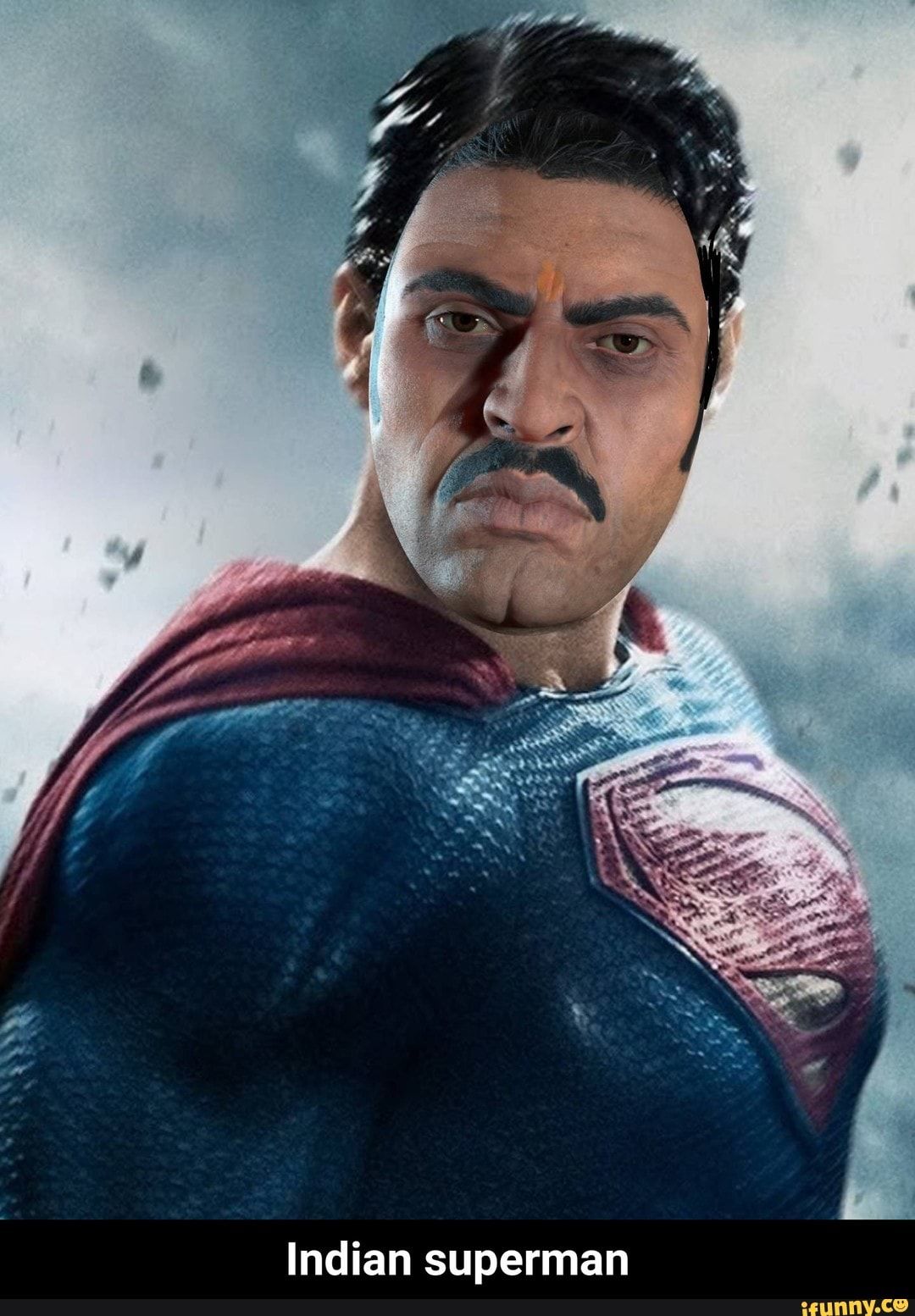 Indian superman - Indian superman - iFunny :) | Funny superman, Superman,  Memes
