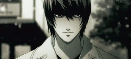 Kira Light GIF - Kira Light Yagami - Discover & Share GIFs | Death note, Light  yagami, Anime