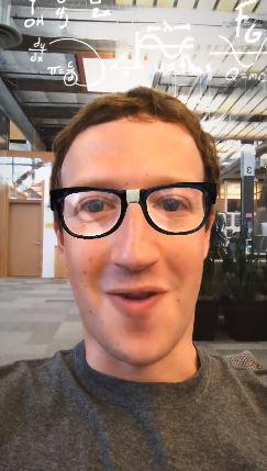 Watch Mark Zuckerberg try out an Instagram face filter that looks like yet  ANOTHER Snapchat rip off