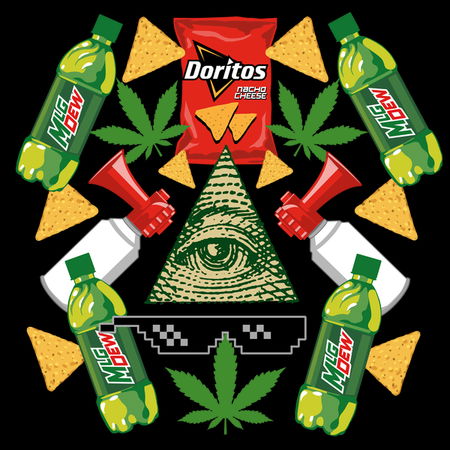 Dorios, Dew and Pot Oh My - NeatoShop