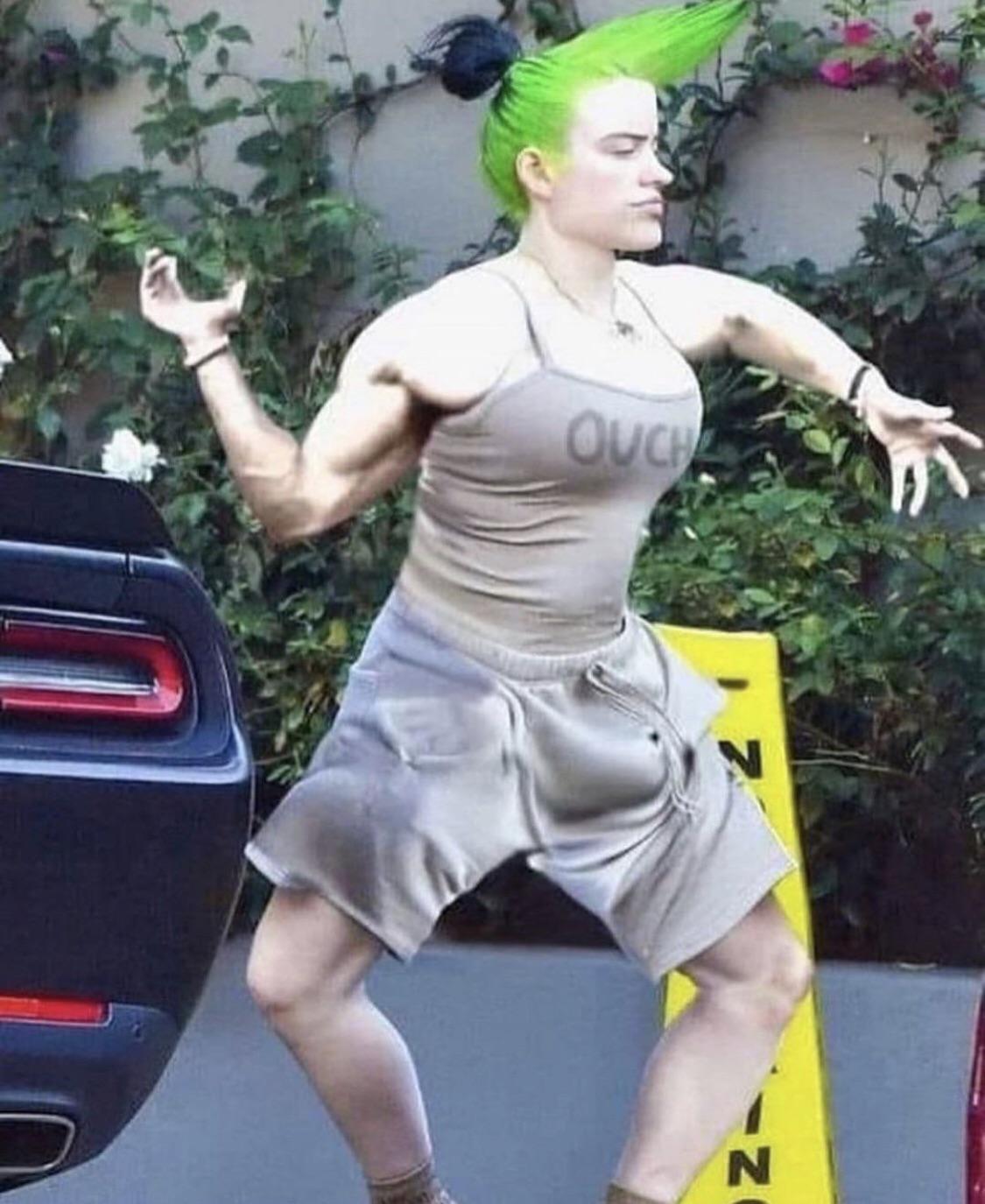The newest addition to the universe, The Chad Billie Eilish: virginvschad