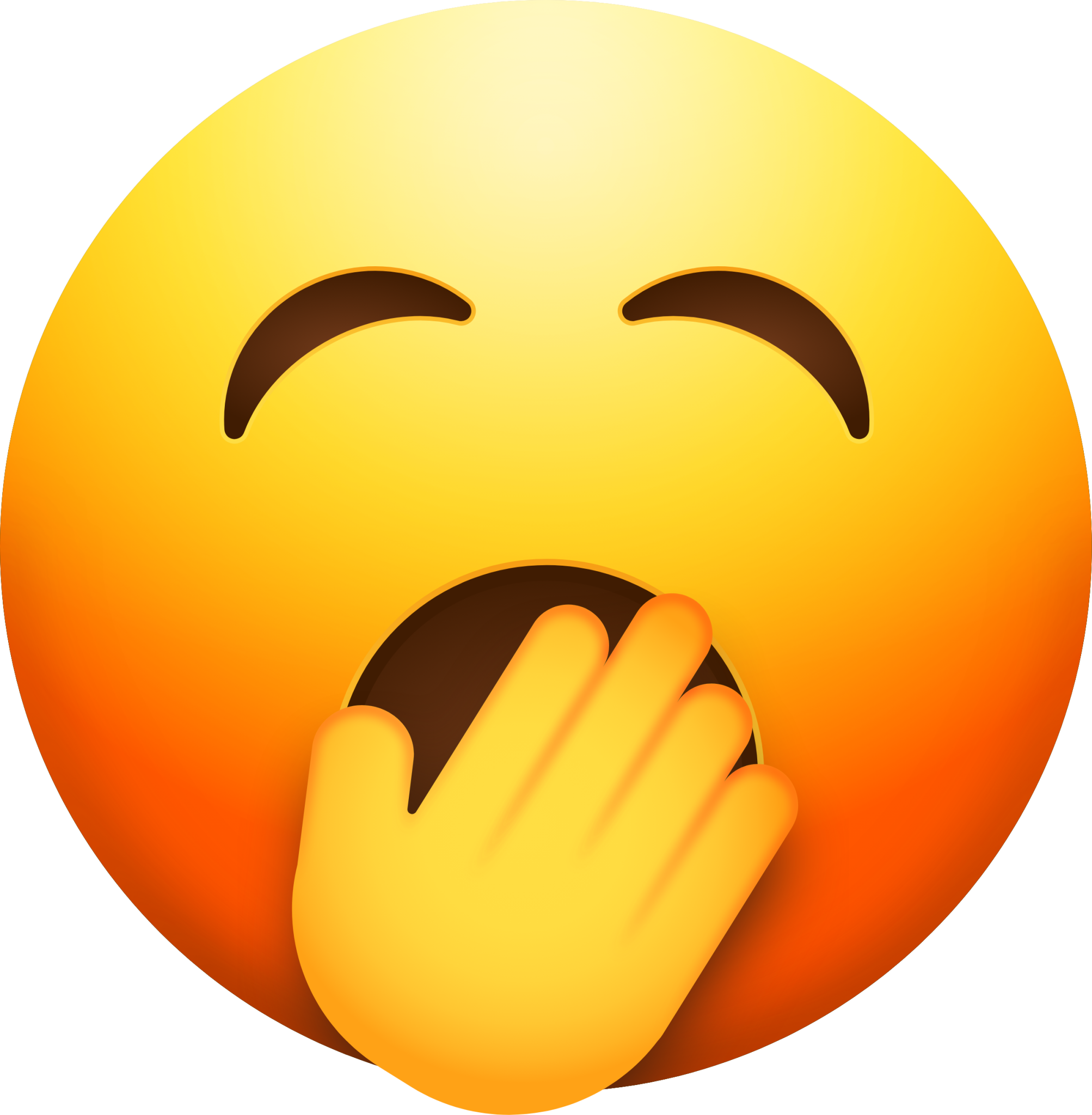 Yawning Face Emoji - Download for free – Iconduck