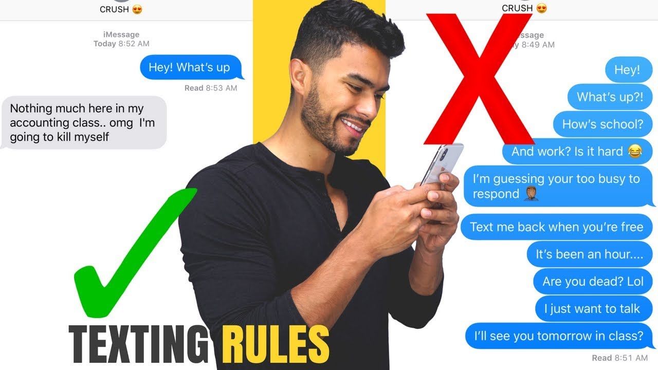 12 Texting Rules Every Guy Should Know | Teaching mens fashion,  Conversation with girl, Well dressed men