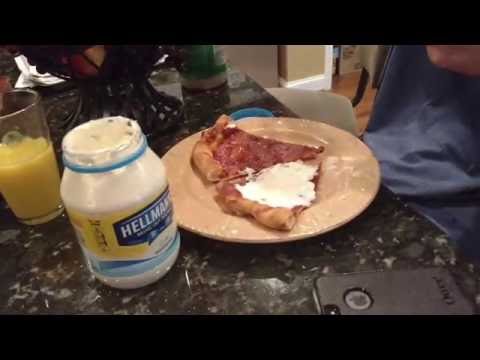 Mayonnaise on Pizza - YouTube