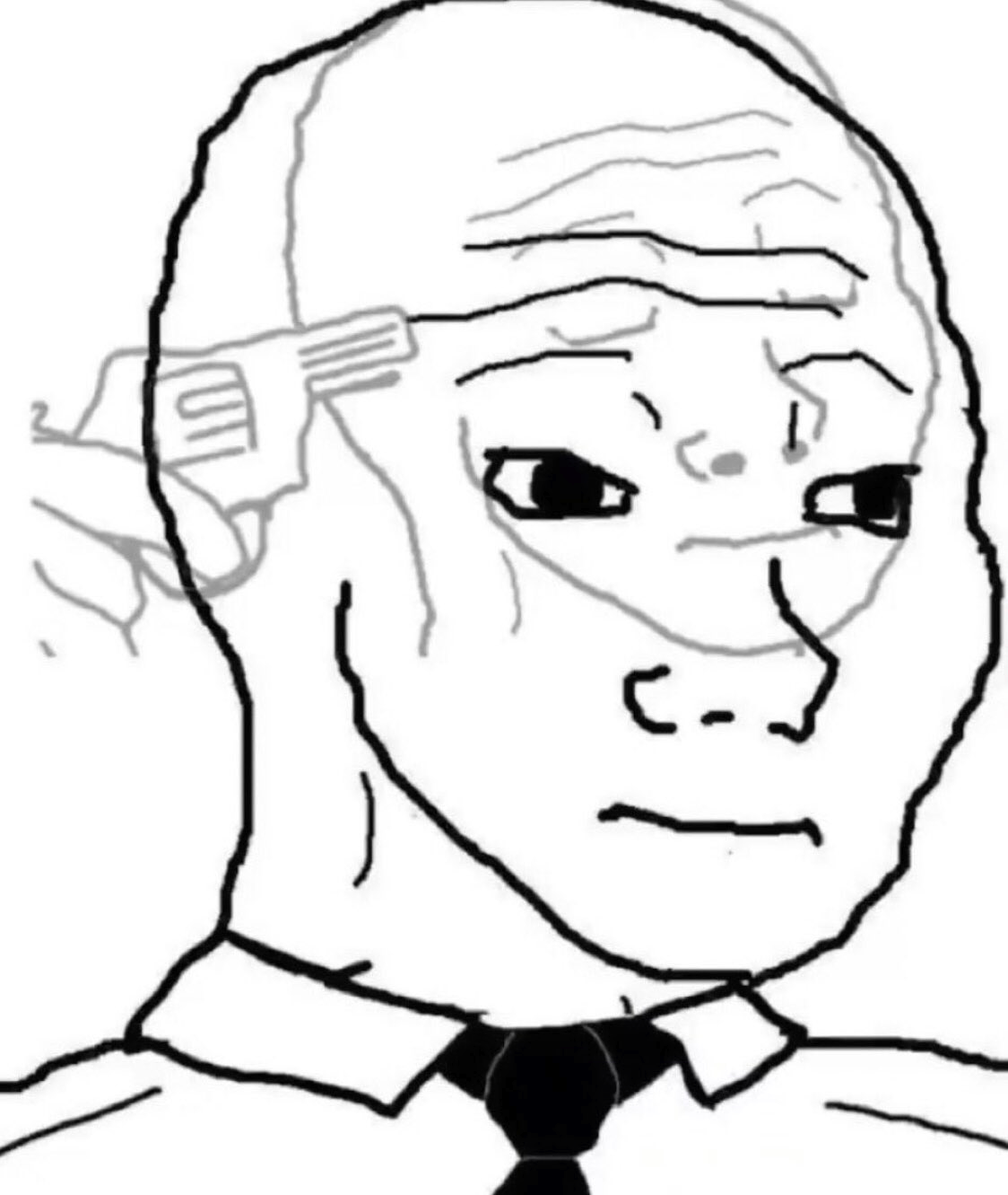 Wojak contemplates suicide | Wojak | Know Your Meme