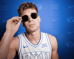 College Basketball Sport GIF by BYU Cougars