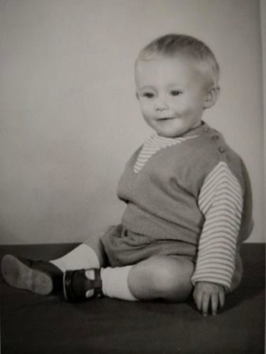 Dave Richardson as a baby