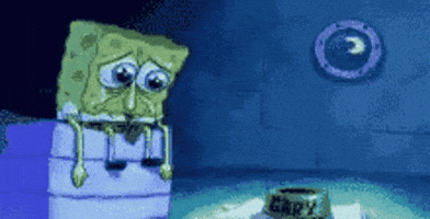 Sad Spongebob GIF by moodman