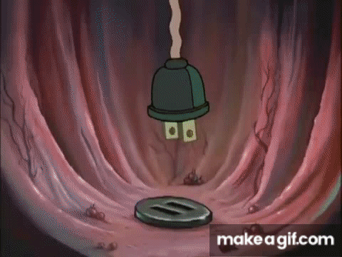Brain Coral | SpongeBob SquarePants | Brain Scene on Make a GIF
