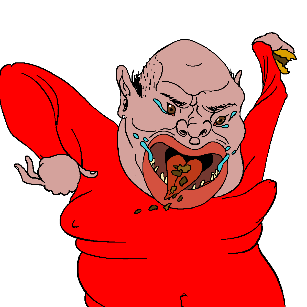 Running and crying | Amerimutt / Le 56% Face | Know Your Meme