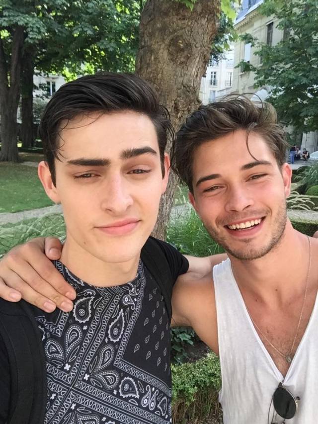 After the amazing Balmain show with Francisco Lachowski! Absolutely great  show to be part of and I can't thank the team enough... – @rhyspickering on  Tumblr't thank the team enough... – @rhyspickering on  Tumblr