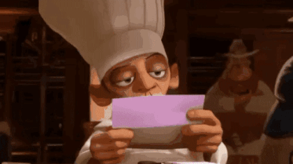 Chef Skinner Reading a Letter GIF | Chef Skinner Reading a ...