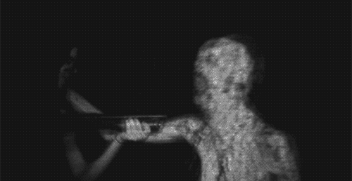 scary gif Black and White creepy horror black and white gif zombie ...