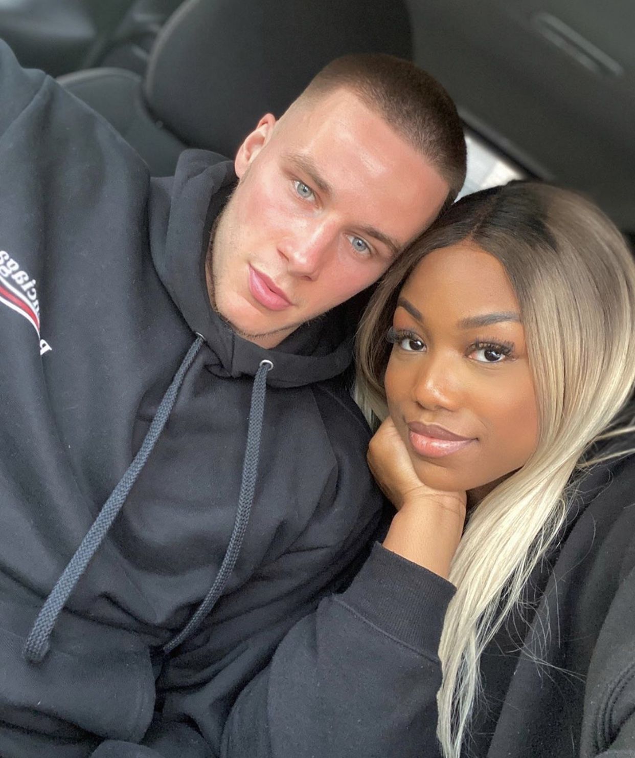 Black women-White men