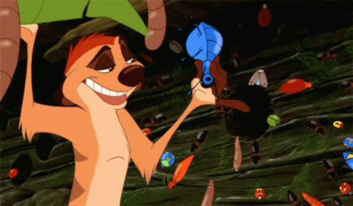 Timon And Pumbaa Eating Bugs GIFs | Tenor