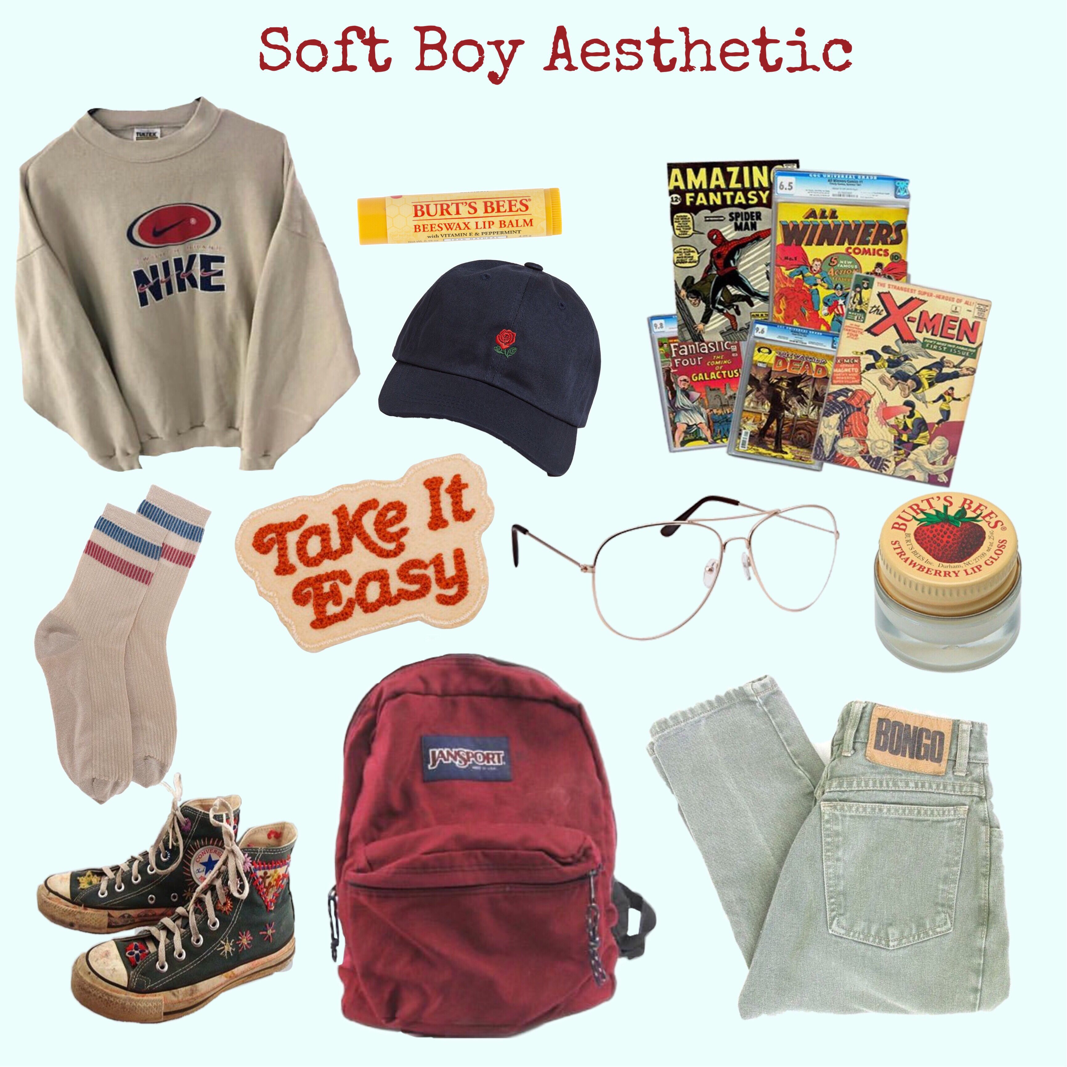 Soft Boy Aesthetic | Soft grunge outfits, Retro outfits, Mens outfits