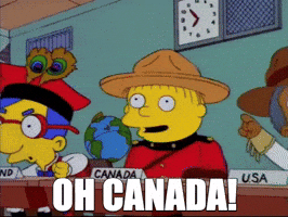 the simpsons canada GIF
