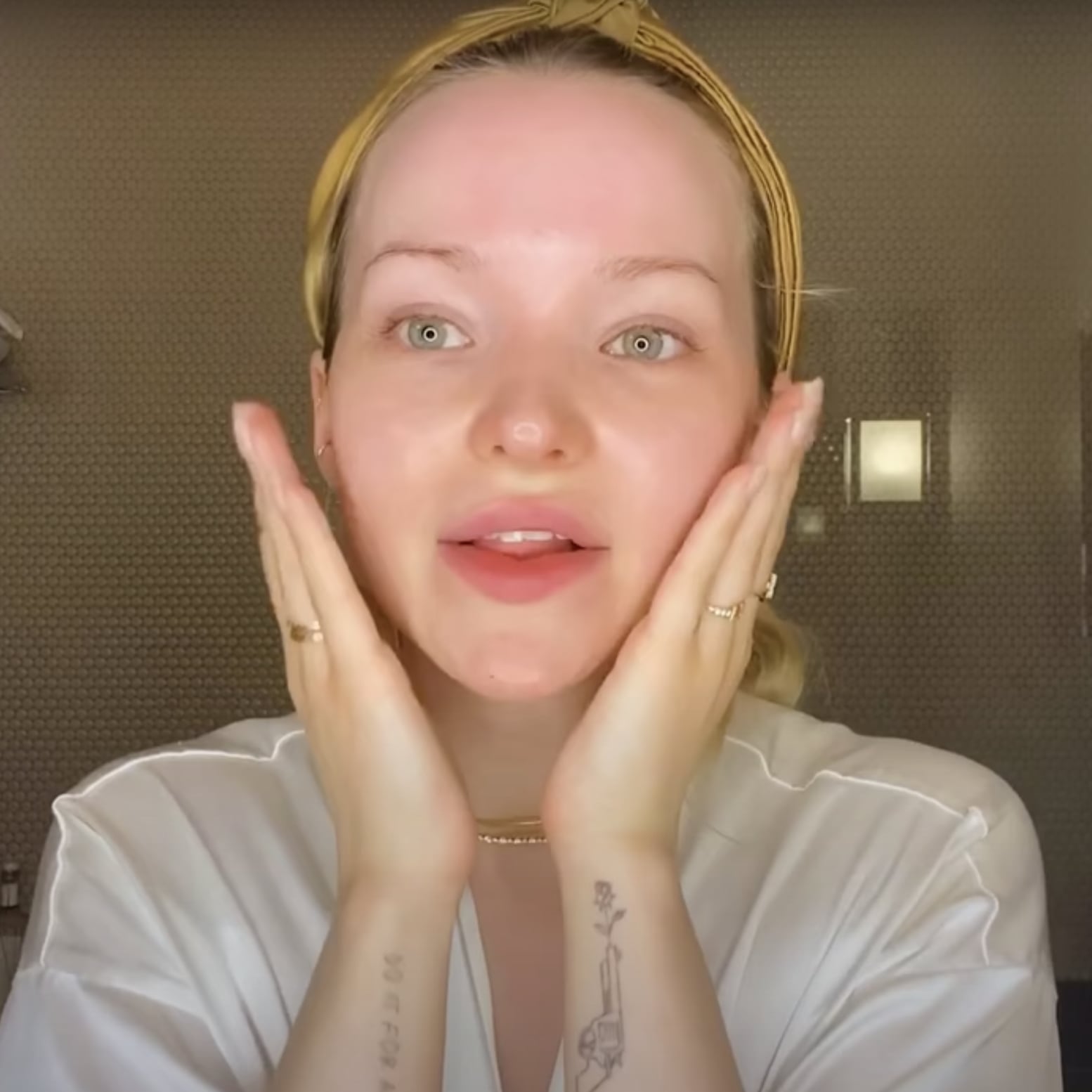 Dove Cameron's Nighttime Skin-Care Routine Video | POPSUGAR Beauty Australia