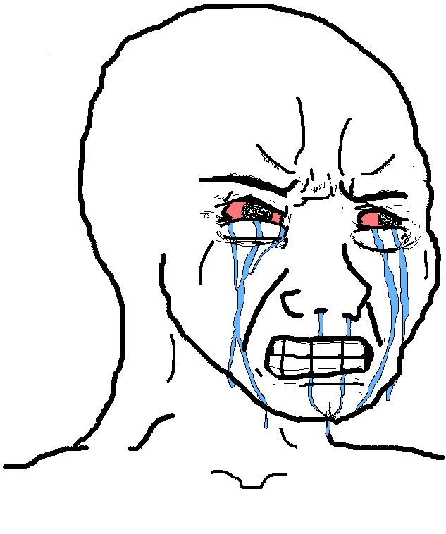 I De-JPEGed the crying Wojak image : r/MemeRestoration