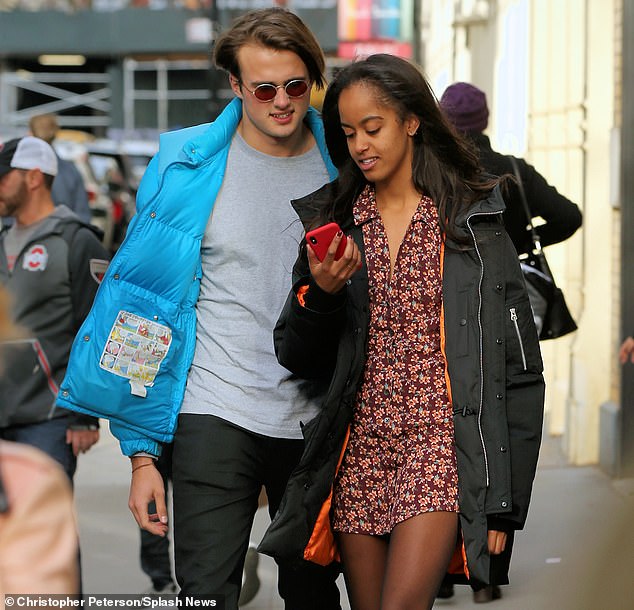 Malia Obama spends the Christmas holidays in London with long-term ...